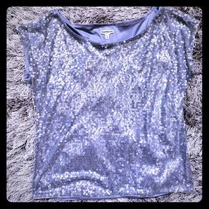 Silver sparking party shirt